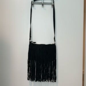 Zara Fringe Leather Purse